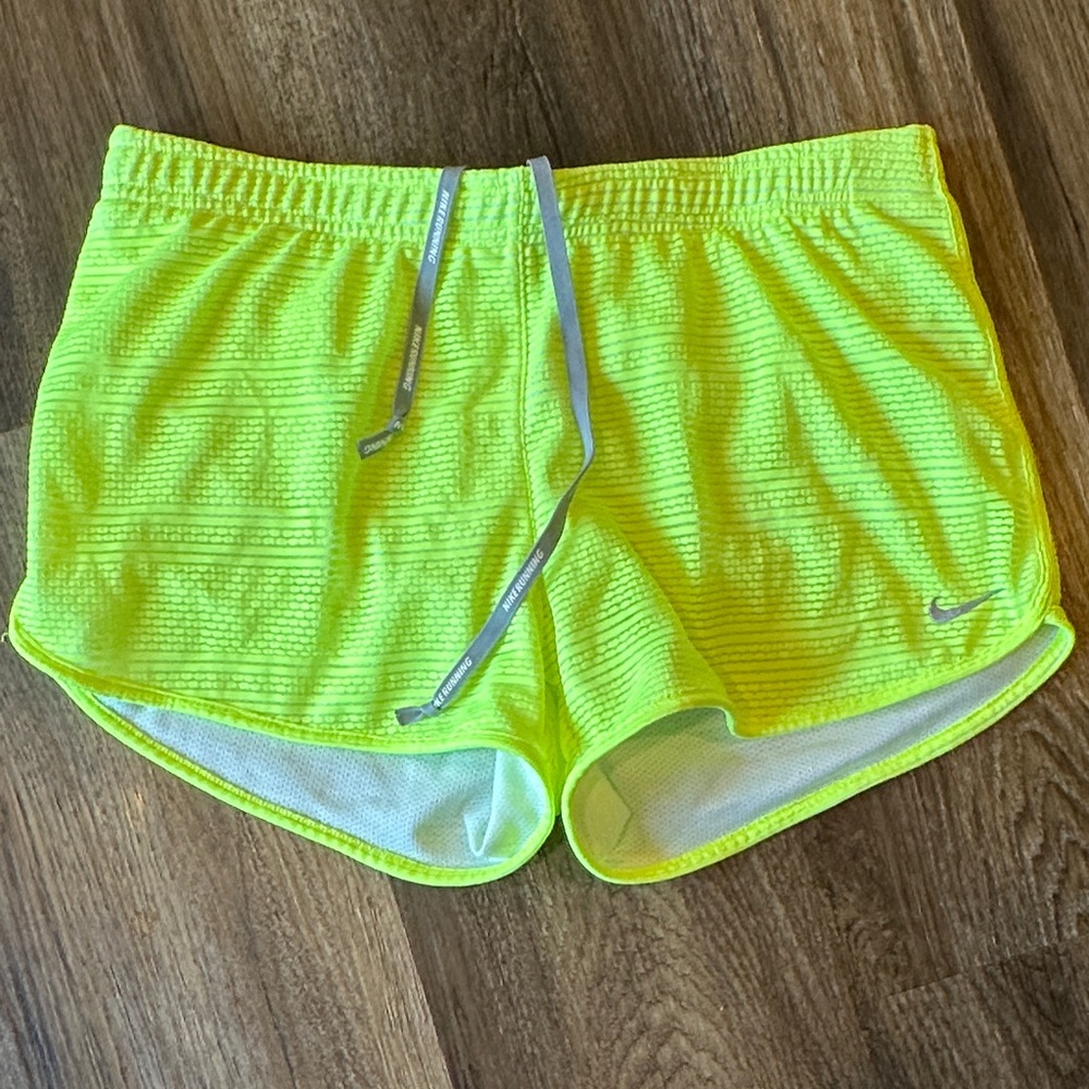 Nike Women's Bright Lime Athletic Shorts
